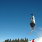 narciarz - zdjęcie na płótnie